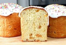 Делимся рецептом пасхального кулича без замеса руками