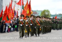 В Старых Дорогах прошел парад в честь 81-й годовщины Великой Победы