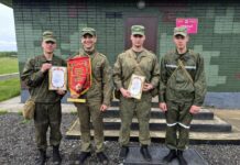 Наши военнослужащие завоевали 6 медалей на конкурсе лучших расчетов войск РХБЗ